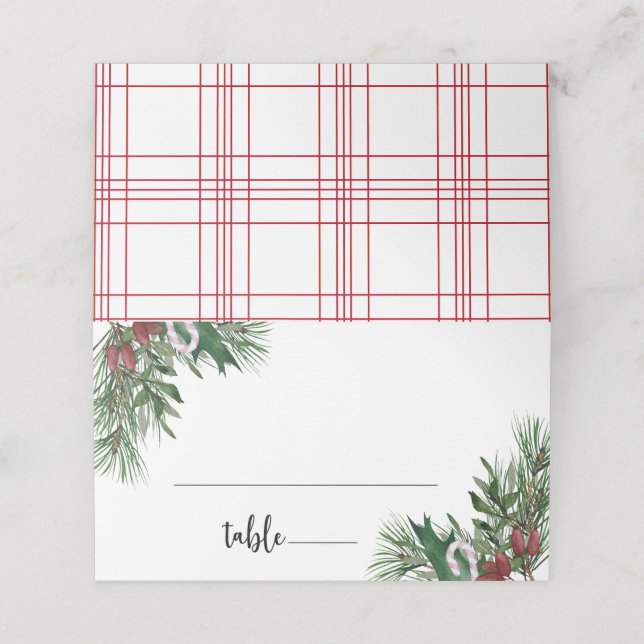 Placement Carte du lieu de vacances hivernales (Extérieur déplié)