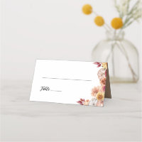 Carte mariage de automne