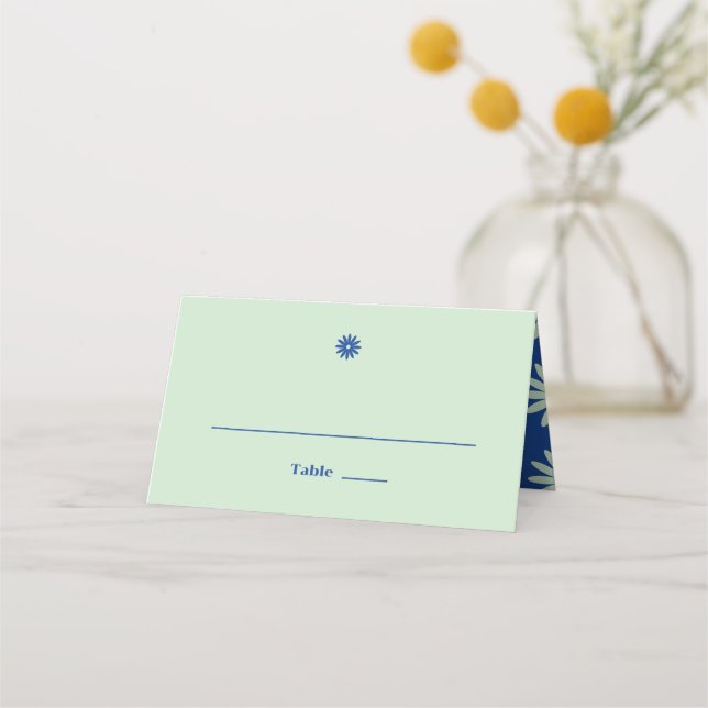 Placement Carte Mariage de marguerite (Devant)