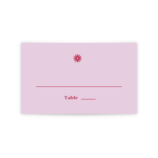 Placement Carte Mariage de marguerite