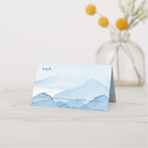 Placement Carte Mariage de paysage Blue Mountain Range