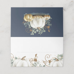 Placement Carte Place Mariage de automne Gold Parties scinti