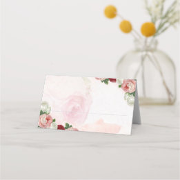 Placement Carte rose de mariage