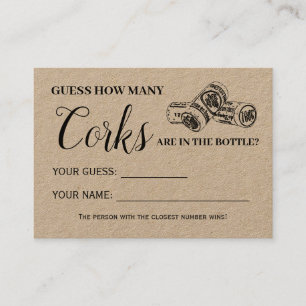 Placement Combien de bouchons anglais espagnol carte de jeu 