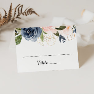 Placement Elégante carte de place simple Mariage Floral hive
