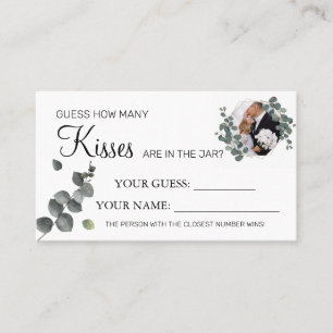 Placement Eucalyptus Combien de baisers jeu de carte de Fête