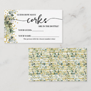 Placement Eucalyptus Gold Combien de Corks Douche Carte de j