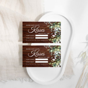 Placement Flore verdoyante Combien de baisers Douche Carte d