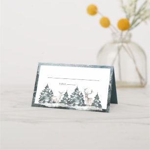 Placement Forêt de bois avec carte Deer Place