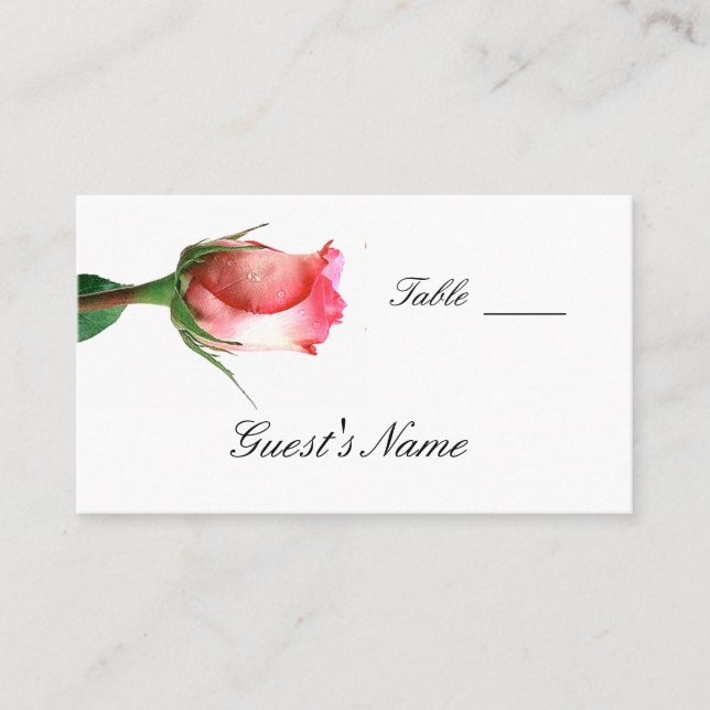 Placement Modèle de la carte de siège mariage (Devant)