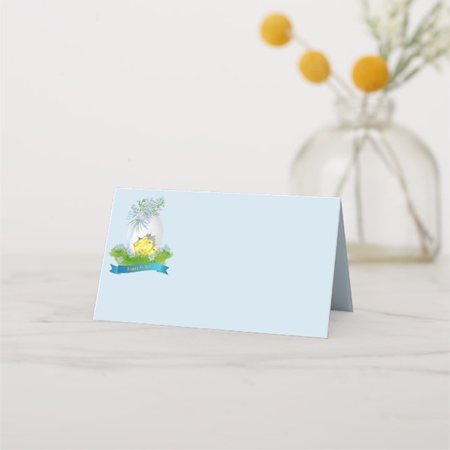 Placement Nom de la fête de Pâques Carte de lieu (Devant)