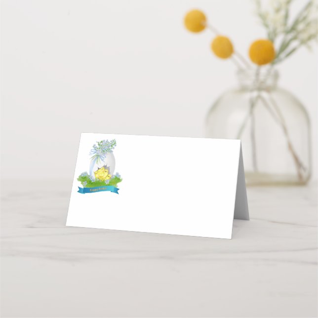 Placement Nom de la fête de Pâques Carte de lieu (Devant)