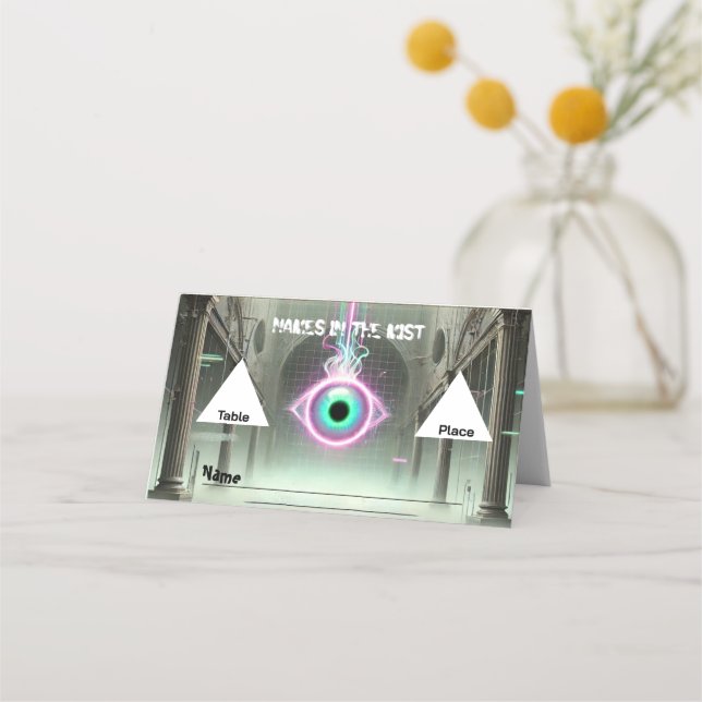 Placement 👁️ "Noms dans la brume" Weirdcore Carte de lieu � (Devant)