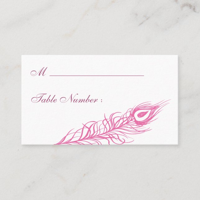 Placement Secouer votre carte place de plumes de queue (fuch (Devant)