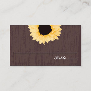 Placement Splendeur de tournesol russe Carte d'évaluation