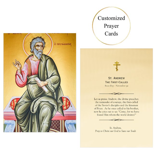 Placement St. Andrew La Première Carte De Prière (Créateur téléchargé)