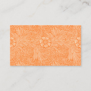 Placement William Morris Orange Flora Réception Carte De Siè