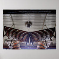 Plafond Wagon avec bagage Rack Le Mastrou Poster