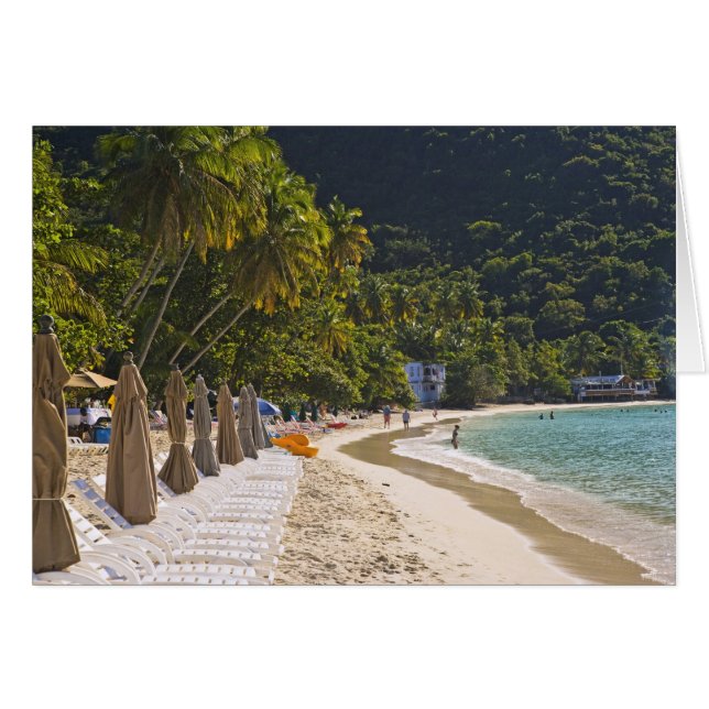 Plage à Cane Garden Bay, île de Tortola (Devant horizontal)