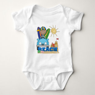 PLAGE African American Boy Tshirts et cadeaux