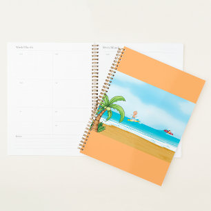 Plage Amusant Spiral Planner