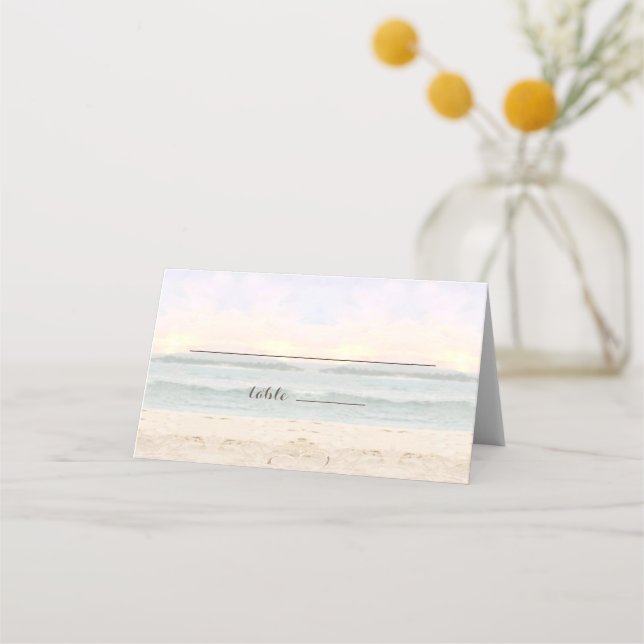 Plage Arbor Mariage Place / Cartes d'escorte (Devant)