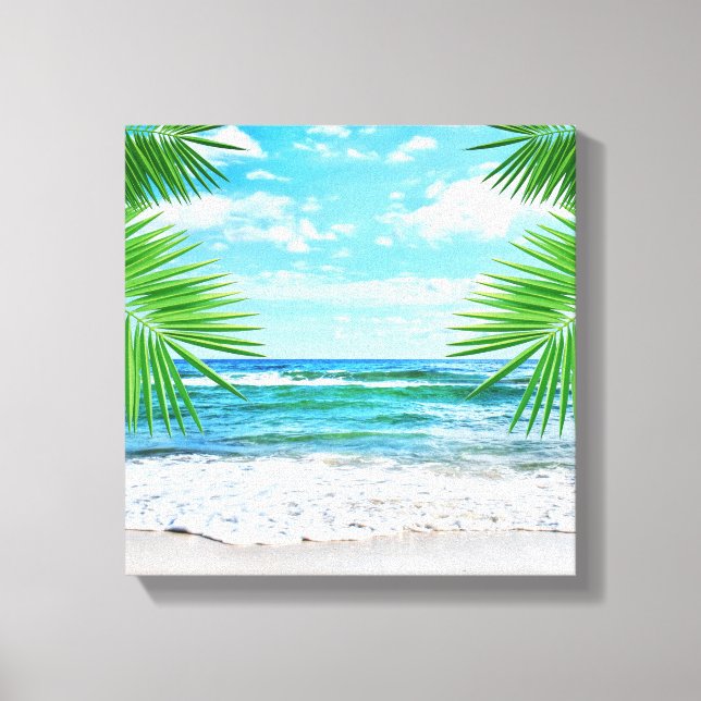 Plage Art-Tropical En Toile (Recto)