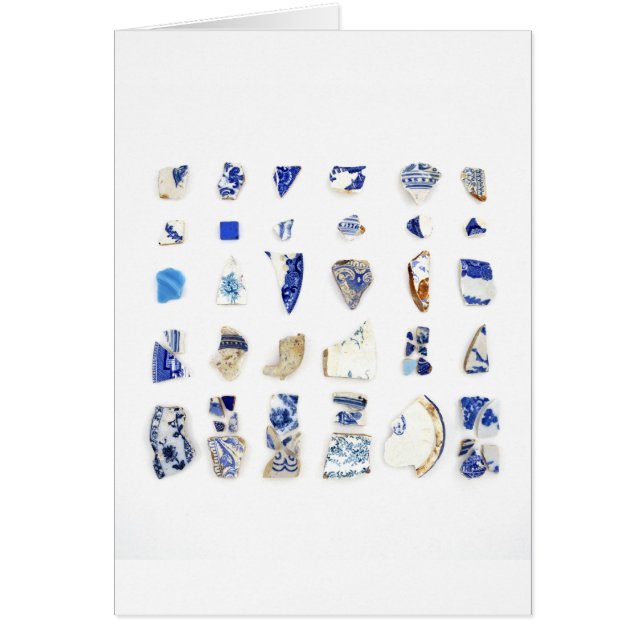 Plage bleue et blanche Chine (Devant)