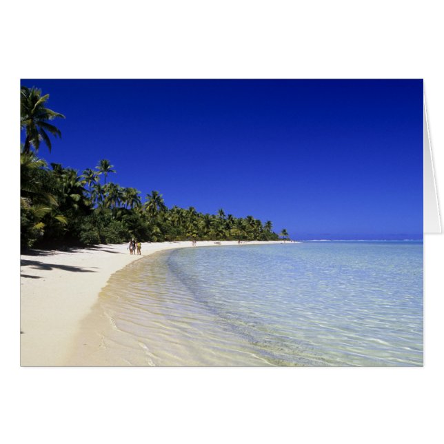 Plage bordée de palmiers Cook Islands 8 (Devant horizontal)