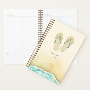 Plage Botanique Floral Flip Flops