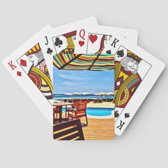 Plage - Cartes De Jeu Classiques (dos)