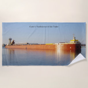 Plage Clyde S. VanEnkevort & Erie Trader serviette de pl