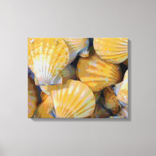 Plage Coquillages Art Toile Imprimer