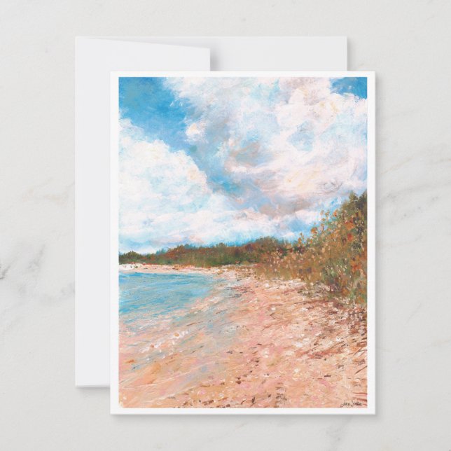 Plage Côte Michigan Shoreline (Devant)