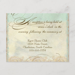 Plage Côtière Sea Horse - Invitation de Mariage