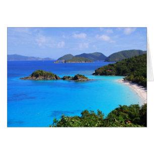 Plage de baie de cannelle, St John, États-Unis