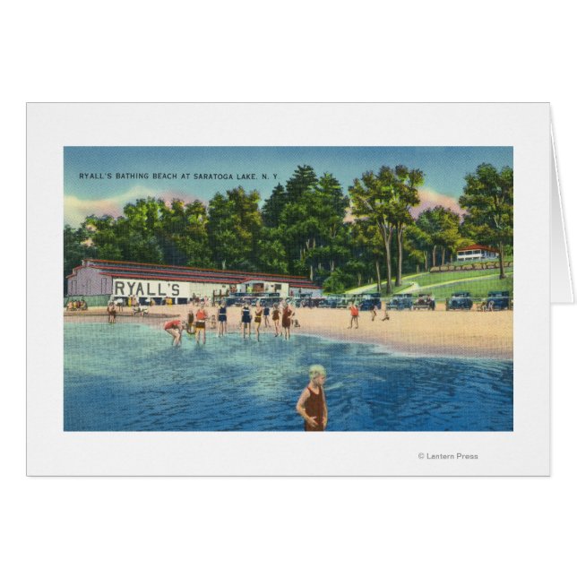 Plage de bain de Ryall à Saratoga Lake View (Devant horizontal)