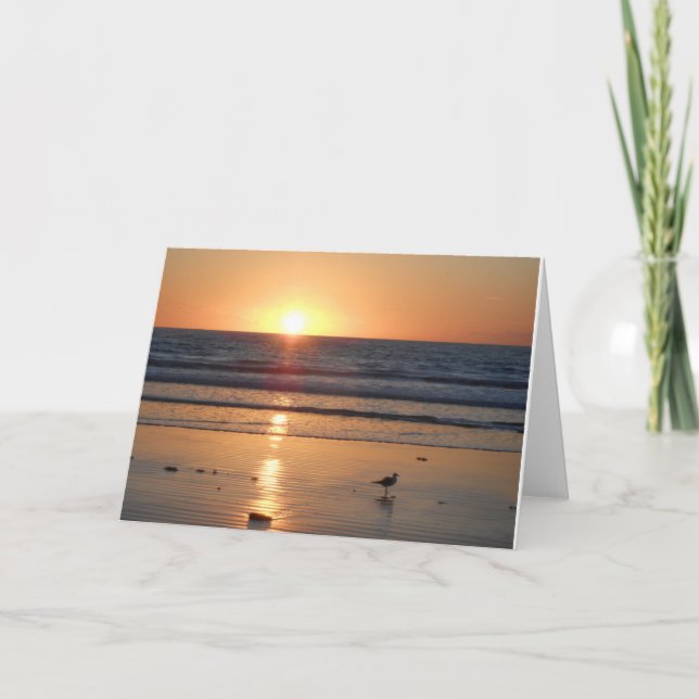 Plage de cacao, Floride Carte de billet vierge (Devant)