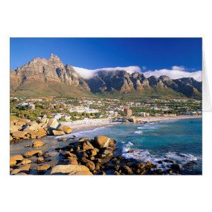 Plage de Camps Bay et chaîne des Douze Apôtres