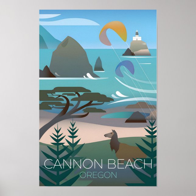 Plage de Cannon, Oregon Impression (Devant)