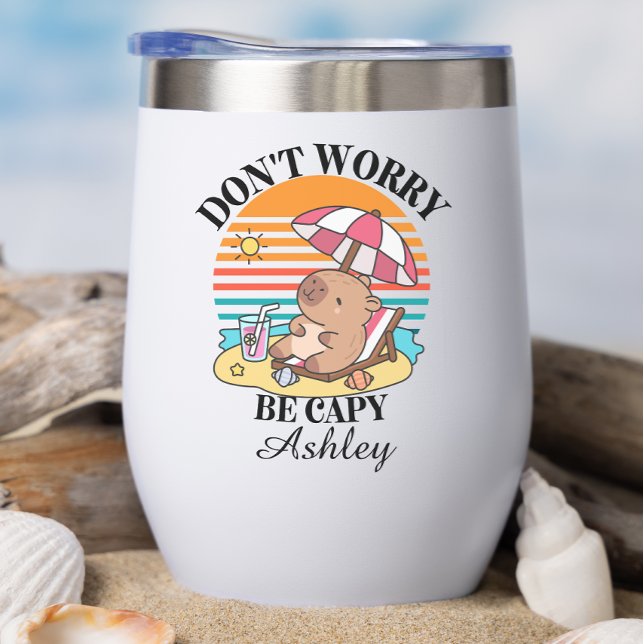 Plage de capybara Vacances d'été en famille  (Créateur téléchargé)