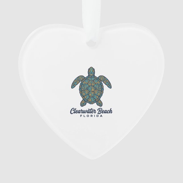 Plage de Clearwater Floride Tortue de mer Concepti (devant)