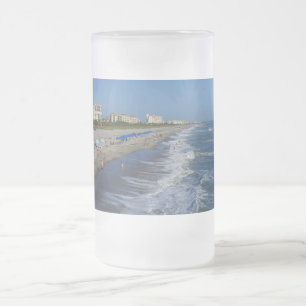 Plage de Cocoa Littoral Verre Froid Bière Mug