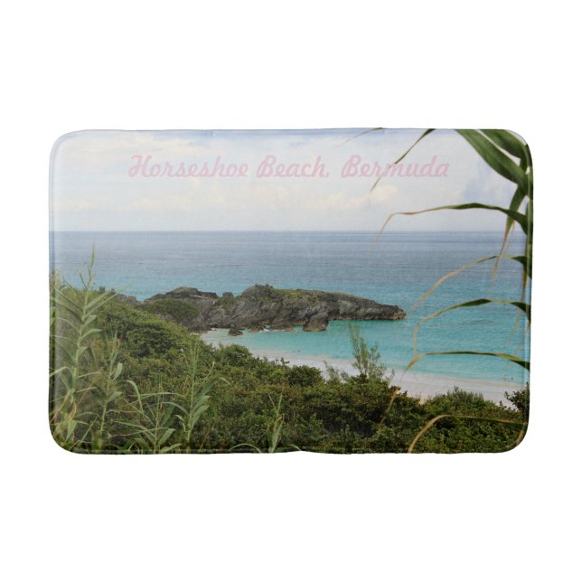 Plage de fer à cheval, tapis de bain Bermudes (Devant)