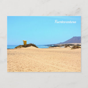 Plage de Fuerteventura - carte postale
