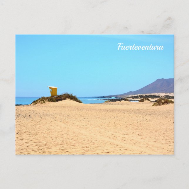 Plage de Fuerteventura - carte postale (Devant)