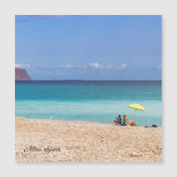 Plage de galets à Altea, Costa Blanca, Espagne