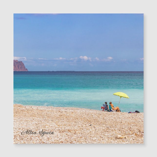 Plage de galets à Altea, Costa Blanca, Espagne (Devant)