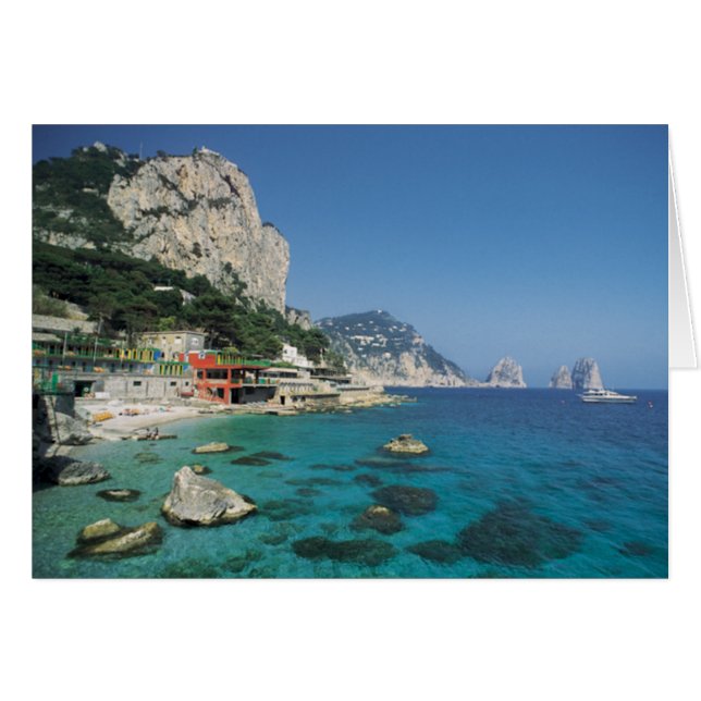 Plage de la mer Méditerranée de l'Italie (Devant horizontal)