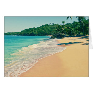 Plage de l'île tropicale tranquille